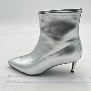 YDN Women Western Low Heel Kitten Boots Pointy Toe Kitten Ankle Booties for Dail